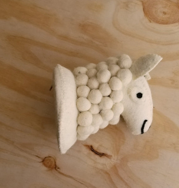 Counting Sheep Wool Wall Mount