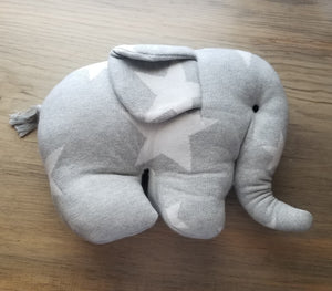 Grey and White Elephant