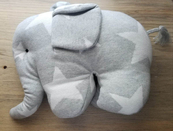 Grey and White Elephant